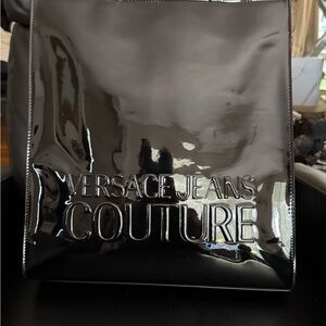 Versace Jeans Collection Black Interior Logo Tote